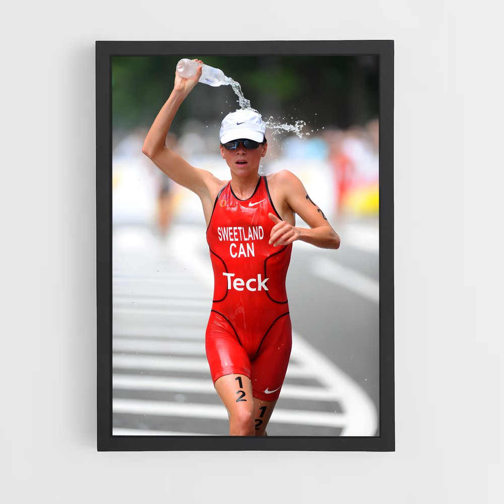 Poster World de triathlon – affiche Athlétisme (vue 2)